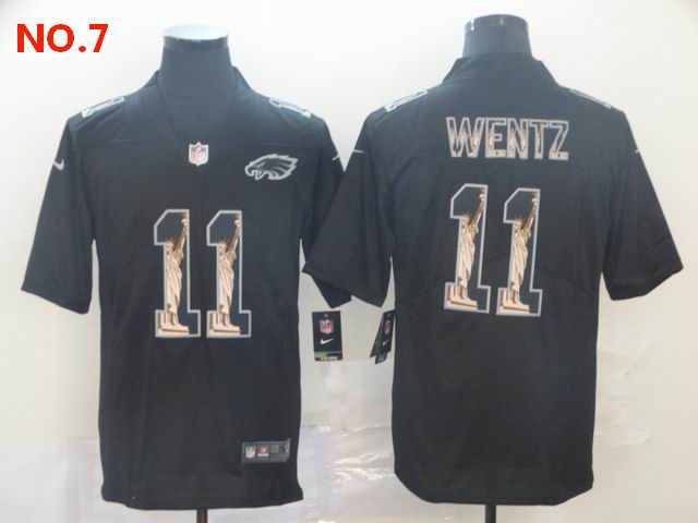 Men's Philadelphia Eagles #11 Carson Wentz Jersey NO.7;